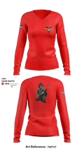 CVN 70 85947033 Women's Long Sleeve V-neck Shirt - 2