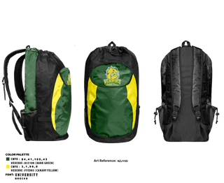 Gear Bag, Wilberforce University Basketball, Men's Basketball, Teamtime, Team time, sublimation, custom sports apparel, team uniforms, spirit wear, spiritwear, sports uniforms, custom shirts, team store, custom team store, fundraiser sports, apparel fundraiser