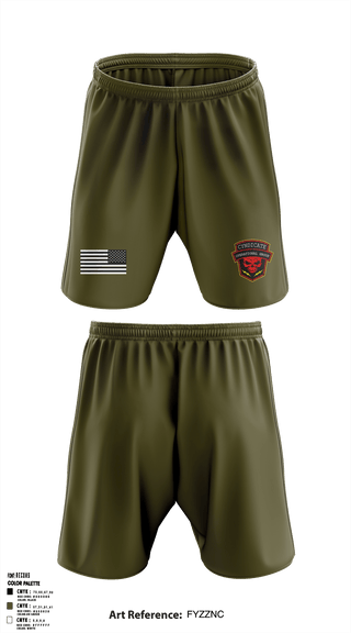 Athletic Shorts With Pockets, Cyndicate Operational Group, E-Sports, Teamtime, Team time, sublimation, custom sports apparel, team uniforms, spirit wear, spiritwear, sports uniforms, custom shirts, team store, custom team store, fundraiser sports, apparel fundraiser