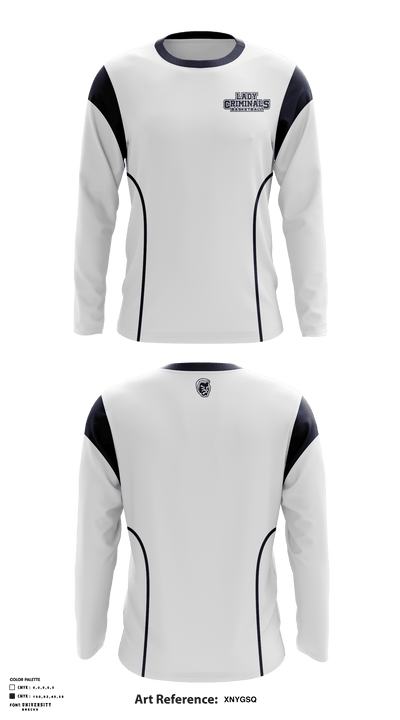 Yuma High School Basketball 97290684 Long Sleeve Performance Shirt - 14