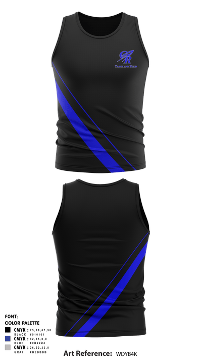 Central High School Track & Field 51532384 Men's Track Singlet - 1