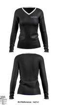 Slammers FP 62521762 Women's Long Sleeve V-neck Shirt - 13