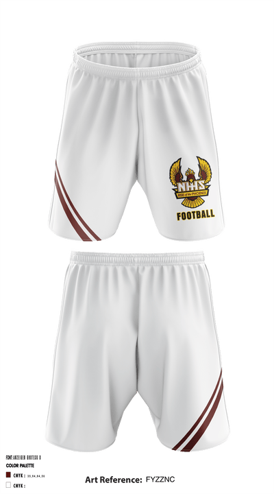 New Hampstead Football 7259461 Athletic Shorts With Pockets - 2