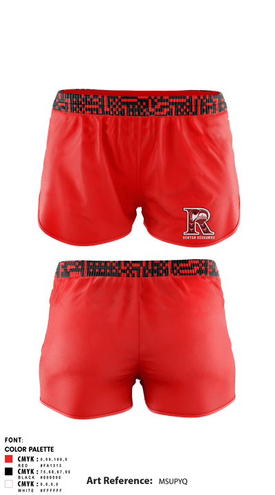 Renton Redhawks 34124165 Women's Shorts - 1