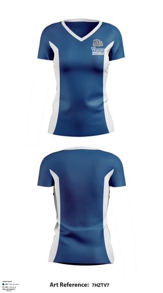 Women's Short Sleeve Vneck Shirt, Venus Middle School Cheer, School Spirit Store, Teamtime, Team time, sublimation, custom sports apparel, team uniforms, spirit wear, spiritwear, sports uniforms, custom shirts, team store, custom team store, fundraiser sports, apparel fundraiser