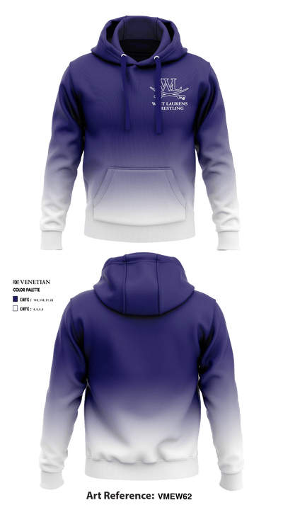 West Laurens High School Wrestling 83204724 Hoodie - 1