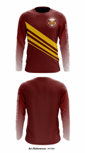 Red Oak Elementary 3697008 Long Sleeve Performance Shirt - 1