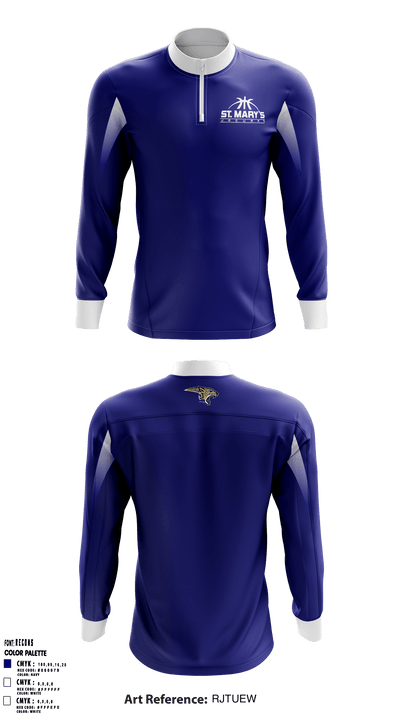 St. Mary’s Jaguars 52115028 Quarter Zip Jacket - 2