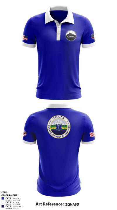 Oregon EMS 64675331 Short Sleeve Performance Polo - 2