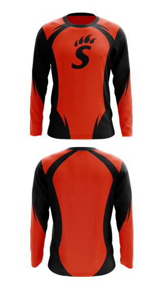 Long Sleeve Performance Shirt, Spencerville High School Cheer, School Spirit Store, Teamtime, Team time, sublimation, custom sports apparel, team uniforms, spirit wear, spiritwear, sports uniforms, custom shirts, team store, custom team store, fundraiser sports, apparel fundraiser