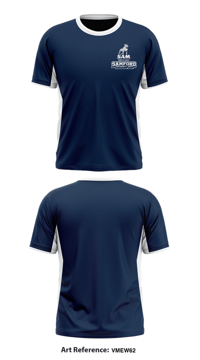 Samford University Golf 40611430 Short Sleeve Performance Shirt - 1