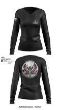 707th OD CO (EOD) 59109694 Women's Long Sleeve V-neck Shirt - 2