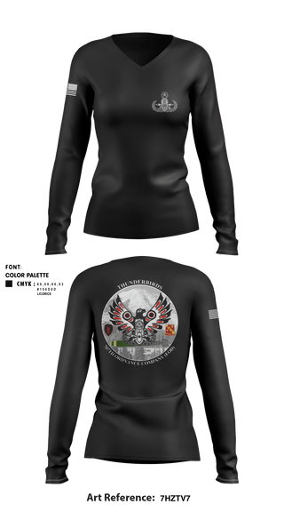 Women's Long Sleeve Vneck Shirt, , Army, Teamtime, Team time, sublimation, custom sports apparel, team uniforms, spirit wear, spiritwear, sports uniforms, custom shirts, team store, custom team store, fundraiser sports, apparel fundraiser