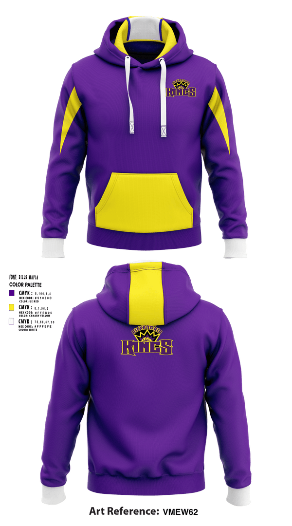 Hoodie, Alexandria Kings Basketball, Men's Basketball, Teamtime, Team time, sublimation, custom sports apparel, team uniforms, spirit wear, spiritwear, sports uniforms, custom shirts, team store, custom team store, fundraiser sports, apparel fundraiser