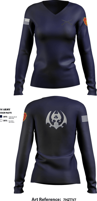 Women's Long Sleeve Vneck Shirt, , Army, Teamtime, Team time, sublimation, custom sports apparel, team uniforms, spirit wear, spiritwear, sports uniforms, custom shirts, team store, custom team store, fundraiser sports, apparel fundraiser