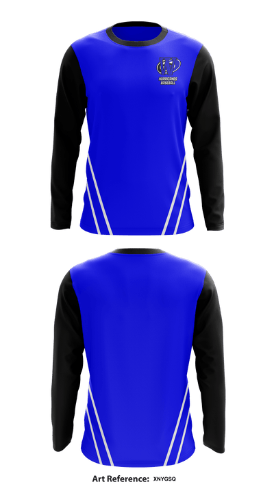 Hurricanes Baseball 17478298 Long Sleeve Performance Shirt - 2