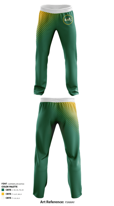 Siena College Golf 40900646 Sweatpants - 1