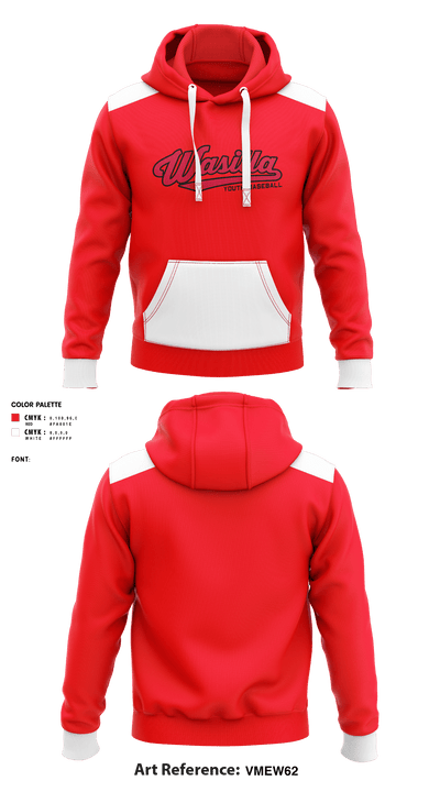 Wasilla Youth Baseball League 52876391 Hoodie - 1