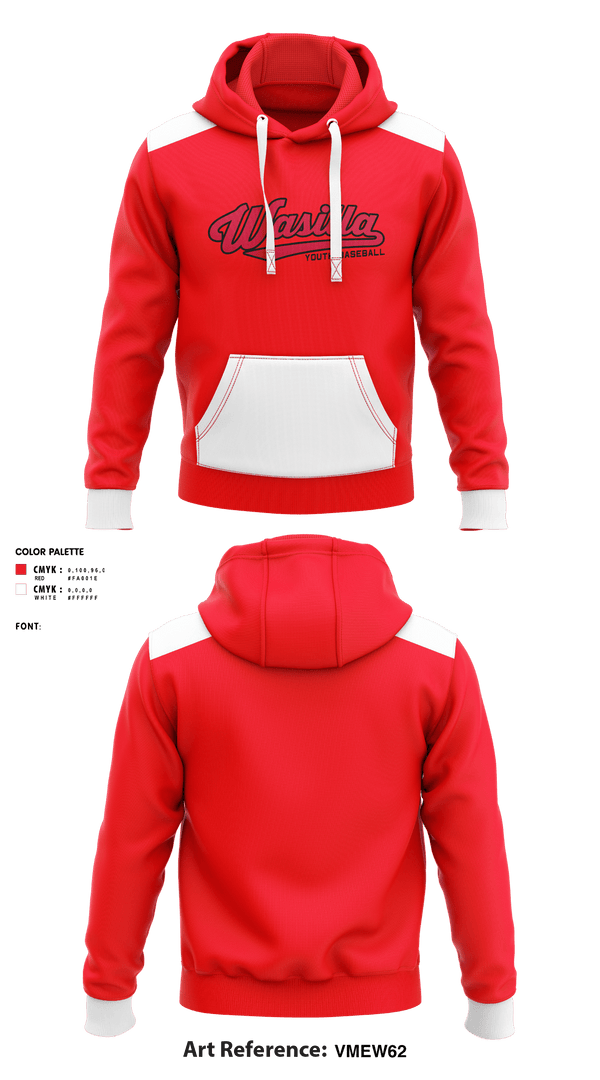 Hoodie, Wasilla Youth Baseball League, Baseball, Teamtime, Team time, sublimation, custom sports apparel, team uniforms, spirit wear, spiritwear, sports uniforms, custom shirts, team store, custom team store, fundraiser sports, apparel fundraiser