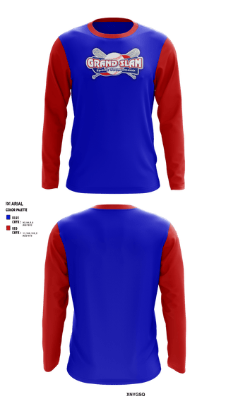 Long Sleeve Performance Shirt, Grand Slam Tournaments, Spirit Store, Teamtime, Team time, sublimation, custom sports apparel, team uniforms, spirit wear, spiritwear, sports uniforms, custom shirts, team store, custom team store, fundraiser sports, apparel fundraiser