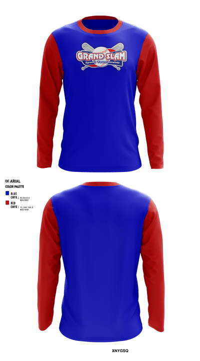 Grand Slam Tournaments 77247014 Long Sleeve Performance Shirt - 1