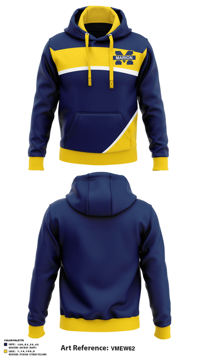 Marion High School Drill 34255137 Hoodie - 1
