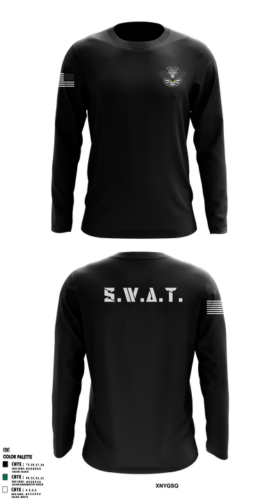 Commerce City/ Brighton SWAT 47851802 Long Sleeve Performance Shirt - 2