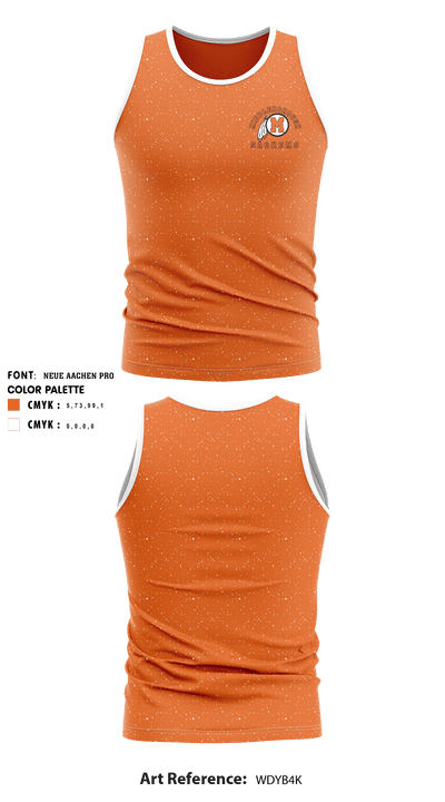 Middleboro High School Cross Country 76119935 Tank Top - 1