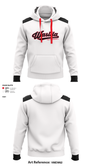 Hoodie, Wasilla Youth Baseball League, Baseball, Teamtime, Team time, sublimation, custom sports apparel, team uniforms, spirit wear, spiritwear, sports uniforms, custom shirts, team store, custom team store, fundraiser sports, apparel fundraiser