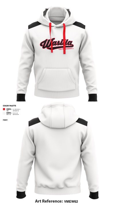 Wasilla Youth Baseball League 27960010 Hoodie - 4