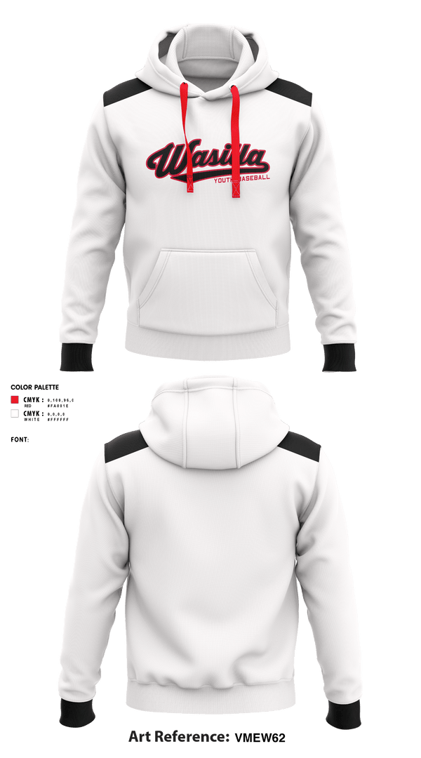 Hoodie, Wasilla Youth Baseball League, Baseball, Teamtime, Team time, sublimation, custom sports apparel, team uniforms, spirit wear, spiritwear, sports uniforms, custom shirts, team store, custom team store, fundraiser sports, apparel fundraiser