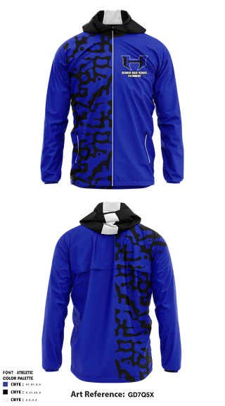 Windbreaker, Hebron High School Swimming, School Spirit Store, Teamtime, Team time, sublimation, custom sports apparel, team uniforms, spirit wear, spiritwear, sports uniforms, custom shirts, team store, custom team store, fundraiser sports, apparel fundraiser