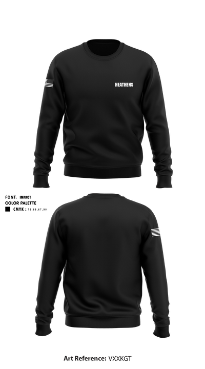 Heathens 33780965 Crew Neck Sweatshirt - 1