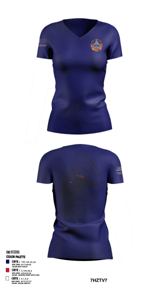 Women's Short Sleeve Vneck Shirt, , Fire Department, Teamtime, Team time, sublimation, custom sports apparel, team uniforms, spirit wear, spiritwear, sports uniforms, custom shirts, team store, custom team store, fundraiser sports, apparel fundraiser