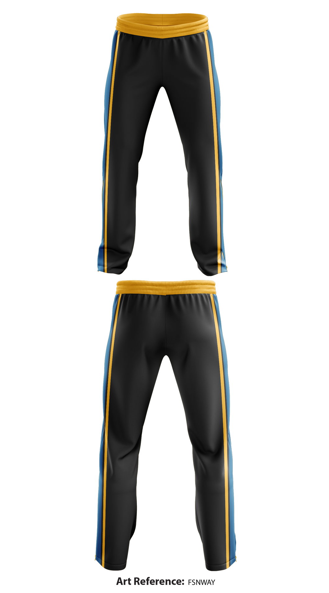 Crook county track and field 35180258 Sweatpants - 1