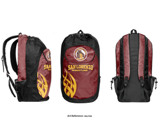 Gear Bag, San Lorenzo High School wrestling, Wrestling, Teamtime, Team time, sublimation, custom sports apparel, team uniforms, spirit wear, spiritwear, sports uniforms, custom shirts, team store, custom team store, fundraiser sports, apparel fundraiser