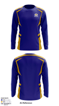 Eastern Guilford Middle School Football 69823464 Long Sleeve Performance Shirt - 1