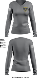 K9 1129861 Women's Long Sleeve V-neck Shirt - 9
