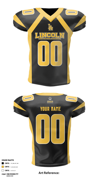 Football Jersey, Lincoln High School Football, Football, Teamtime, Team time, sublimation, custom sports apparel, team uniforms, spirit wear, spiritwear, sports uniforms, custom shirts, team store, custom team store, fundraiser sports, apparel fundraiser