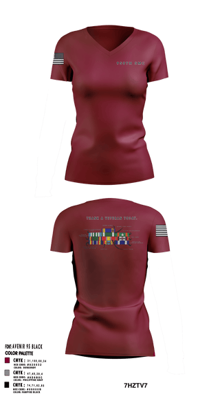Women's Short Sleeve Vneck Shirt, , Army, Teamtime, Team time, sublimation, custom sports apparel, team uniforms, spirit wear, spiritwear, sports uniforms, custom shirts, team store, custom team store, fundraiser sports, apparel fundraiser
