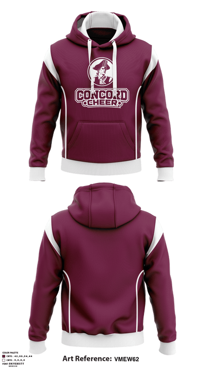 Concord High School Cheer 35438059 Hoodie - 1