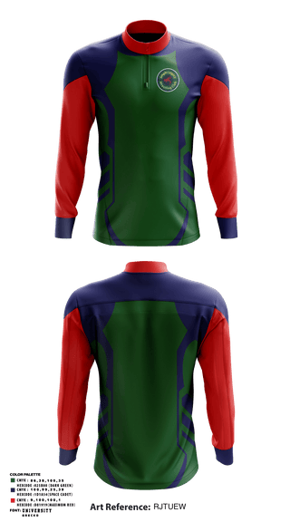 Quarter Zip Jacket, Amphi Legacy Wrestling Club, Wrestling, Teamtime, Team time, sublimation, custom sports apparel, team uniforms, spirit wear, spiritwear, sports uniforms, custom shirts, team store, custom team store, fundraiser sports, apparel fundraiser