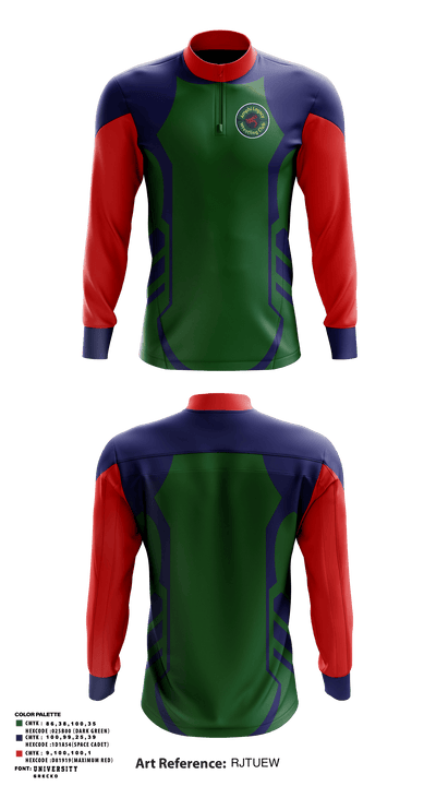 Amphi Legacy Wrestling Club 71655946 Quarter Zip Jacket - 2