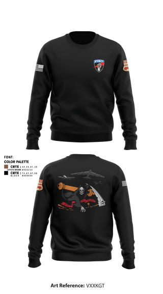 Crew Neck Sweatshirt, , National Guard, Teamtime, Team time, sublimation, custom sports apparel, team uniforms, spirit wear, spiritwear, sports uniforms, custom shirts, team store, custom team store, fundraiser sports, apparel fundraiser