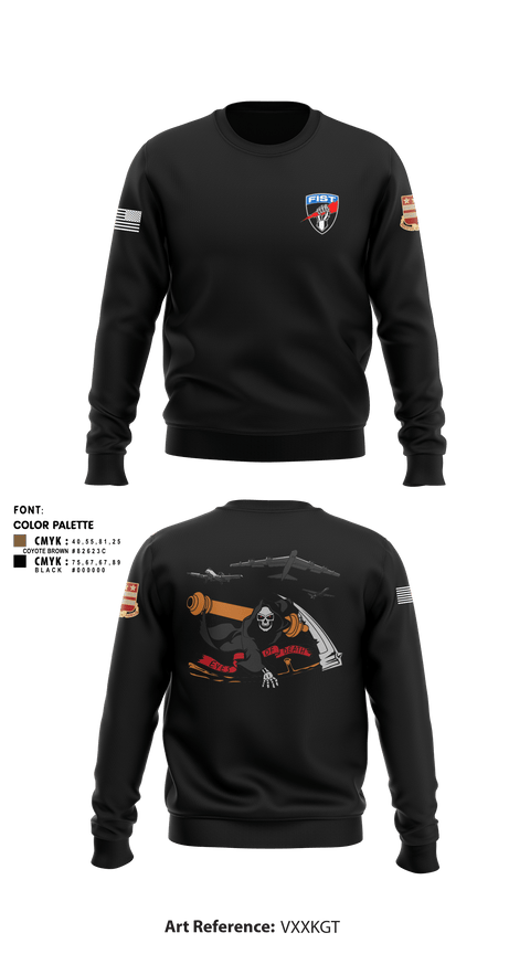 Crew Neck Sweatshirt, , National Guard, Teamtime, Team time, sublimation, custom sports apparel, team uniforms, spirit wear, spiritwear, sports uniforms, custom shirts, team store, custom team store, fundraiser sports, apparel fundraiser