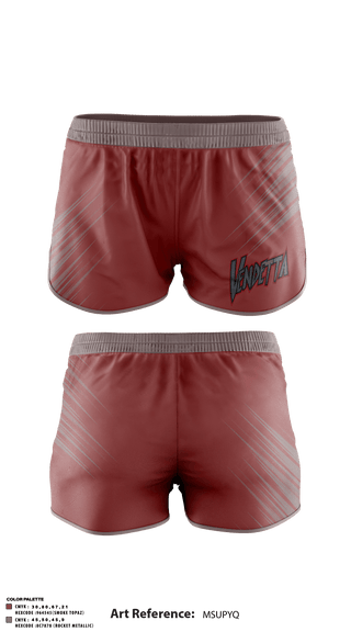 Track Shorts, Vendetta Brimhall, Softball, Teamtime, Team time, sublimation, custom sports apparel, team uniforms, spirit wear, spiritwear, sports uniforms, custom shirts, team store, custom team store, fundraiser sports, apparel fundraiser