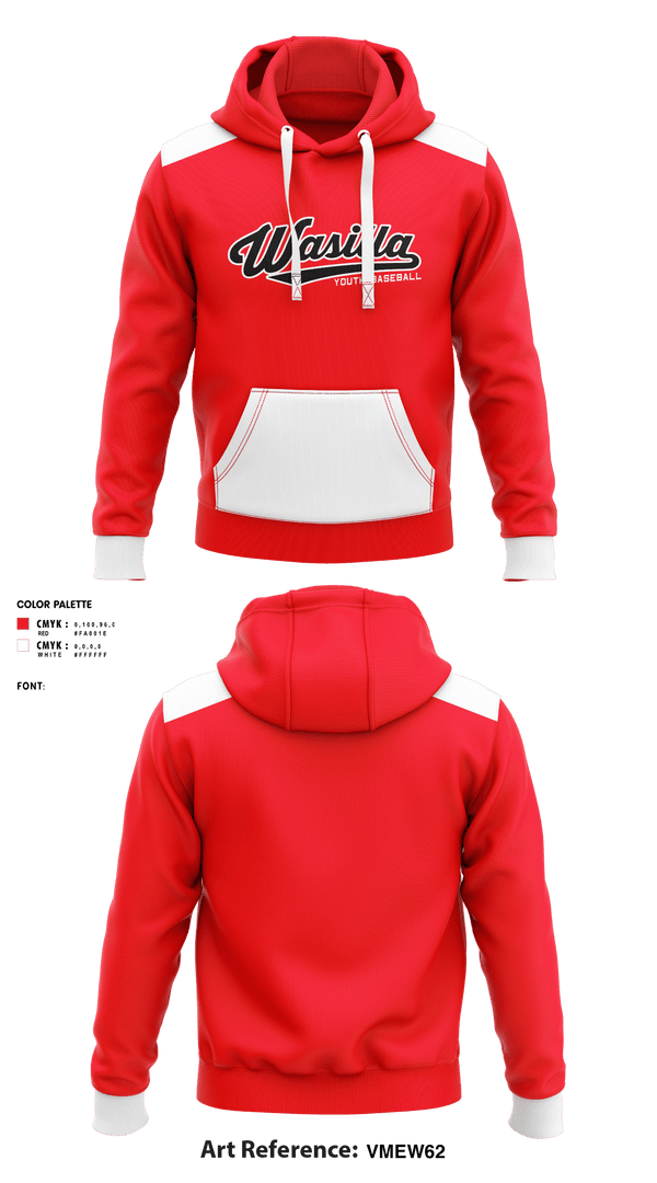 Hoodie, Wasilla Youth Baseball League, Baseball, Teamtime, Team time, sublimation, custom sports apparel, team uniforms, spirit wear, spiritwear, sports uniforms, custom shirts, team store, custom team store, fundraiser sports, apparel fundraiser