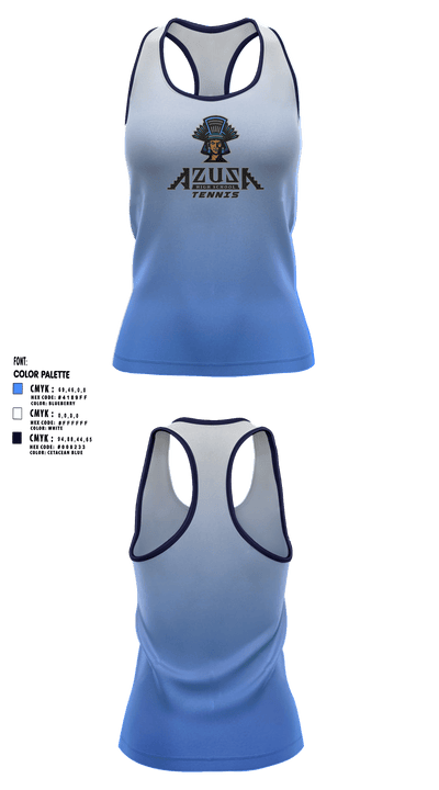 Azusa High School Tennis 24011591 Tank Top - 1