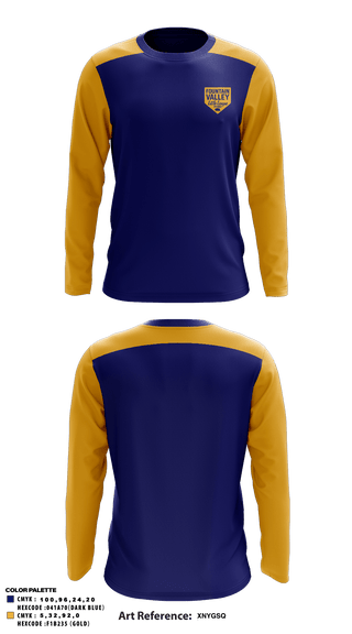 Long Sleeve Performance Shirt, Fountain Valley Little League, Baseball, Teamtime, Team time, sublimation, custom sports apparel, team uniforms, spirit wear, spiritwear, sports uniforms, custom shirts, team store, custom team store, fundraiser sports, apparel fundraiser