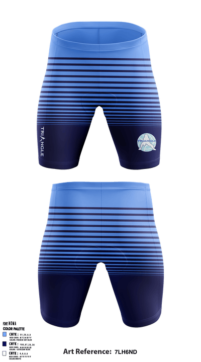 Triangle Volleyball Club 52610257 Men's Compression Shorts - 2